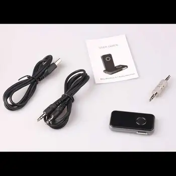 Mini Bluetooth 4.1 wirelessCar Komplektā 3.5 mm Straumēšanas A2DP AUX Audio Mūzikas Atskaņotājs Uztvērējs Adapteris Brīvroku Telefona MP3 Skaļrunis