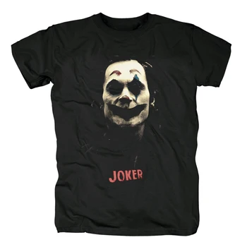 Modes Joker Joaquin Phoenix Arthur Fleck vīrieši sievietes filmu Melns krekls 3D drukas Kokvilnas T-krekls fitnesa tee
