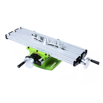 Multi-funkcionālo cross table augstas precizitātes bīdāmās galda mini-urbšanas un frēzēšanas mašīna, elektriskā urbja turētājs DIY
