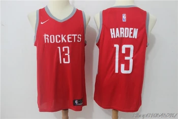 NBA Vīriešu Houston Rockets #13 James Harden Basketbola Svīteri #7 #0 Russell Westbrook #3 Paul Acs Svīteri