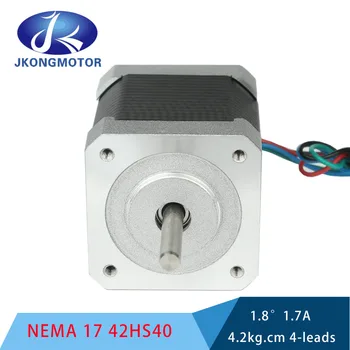 Nema 17 Stepper Motors 1.8 deg 4-svina 42 N. cm 1.7 40 mm, Garums DIY 3D Printeri CNC Robots