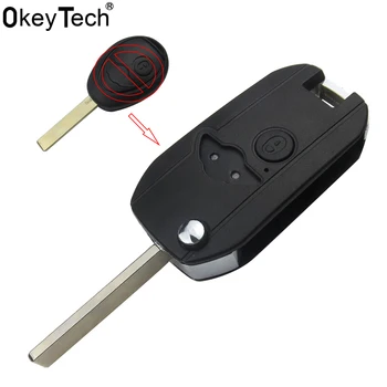 OkeyTech Modificētu TAUSTIŅU Flip Locīšanas Tālvadības Auto Atslēgu Shell Fob uz Lietu BMW Mini Cooper Signalizācijas Sistēmas, Drošības Bezmaksas Piegāde