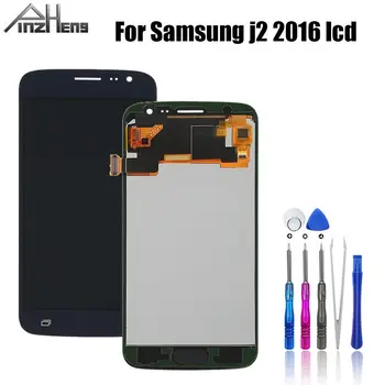 PINZHENG Kvalitātes LCD Samsung Galaxy J2 2016 J210 J210F LCD Displejs, Touch Screen Digitizer Montāža Samsung J2 2016 LCD
