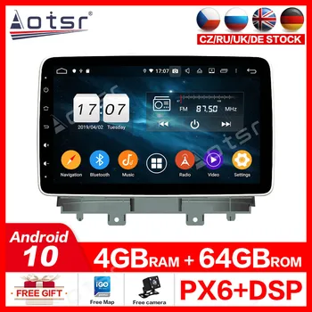 PX6 IPS 4+64G Android 10.0 ekrāna Auto multimedia Player Ford Focus Sedans 2019 2020 auto gps navi audio radio stereo galvas vienības