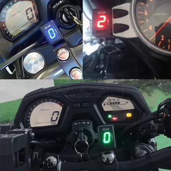 Par Suzuki GSX250R GSX600F GSX650F GSX750F GSX1250FA GSX1400 LED Elektronika 1-6 Līmenī Pārnesumu Indikators Moto Ātruma Digitālā Skaitītāja