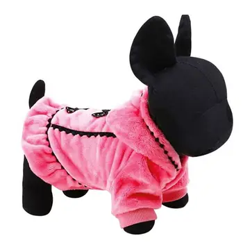 Pet Suņu Apģērbu Cute Sarkans Melnās Krāsas XXS-L Kleita Mazo Suņu Apģērbu Kucēns Dot Drēbes