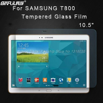 Premium 0.3 mm Rūdīts Stikls Screen Protector For Samsung Galaxy Tab S 10.5 T800 T805 T807 tablet Anti-saplīst Filmu