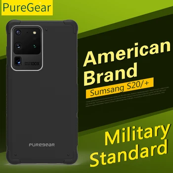 PureGear Triecienizturīgs Cietais Silikona Case For Samsung Galaxy S20 plus S20 Ultra S10-Plus Anti-Fall Vāciņu Galaxy S10E