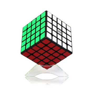 QiYi QiZheng 5x5x5 Magic Cube Melns Stickess Profesionālās Ātrums Bērnu Klucīši Rotaļlietas Puzzle Izglītības Cubo Magico Dāvanu Rotaļlietas