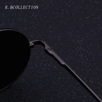 R. BCOLLECTION Steampunk Apaļas Saulesbrilles Vīriešiem, Sievietēm, Anti-UV Polarizētās Metāla Rāmis Retro, Saules Brilles, Spogulis gafas de sol 801