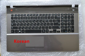 RU/Turcija/korejiešu/Germeny/UK/ASV Jauno klēpjdatora tastatūra ar touchpad palmrest Samsung 550P7C-S02 NP550P7C 550P7C-S03