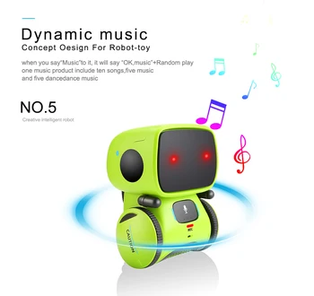 Robots Rotaļlietu Inteliģentās Deju Mūzikas Ierakstu Dialogu skārienjutīgs Kontroli, Interaktīvo Smart Robots Rotaļlietu Robotikas Bērniem