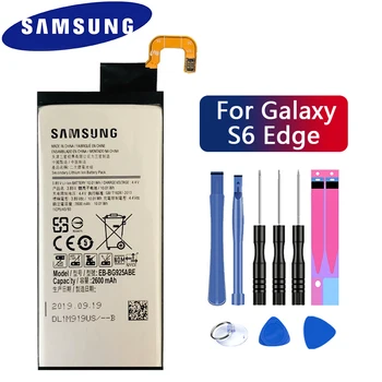 SAMSUNG Oriģinālā Rezerves Akumulatoru EB-BG925ABE 2600mAh Samsung GALAXY S6 Malas G9250 G925FQ G925F G925S S6Edge G925V G925A