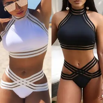 Sexy Sievietes Vasaras Pārsējs e Bikini Komplekts Dāmām 