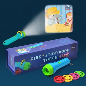 Stāstu Krājums Lāpu Projektoru Kaleidoskops Bērniem Debesīm Iedegas Montessori Bērnu Mācīties Izglītojošas Rotaļlietas Bērniem Pasakas Dāvanu