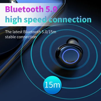TWS Austiņas Bezvadu Bluetooth 5.0 Austiņas Skatīties Earbuds Ar Mic Uzlādes Lodziņā Sporta Austiņas Aproce Par Smart Tālrunis Xiaomi