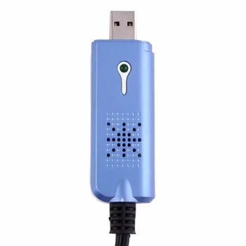 USB 2.0 Video Audio Capture Kartes Adapteri VHS Uz DVD Pārveidotājs Win XP 7 NTSC PAL Pārvērstu Analog Video Digitālā Formātā