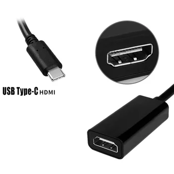 USB C Tipa HDMI Adapteris, USB 3.1 USB-C HDMI Adapteris, Sieviešu un Vīriešu Pārveidotājs Samsung Galaxy S8/8+ Plus Huawei MacBook