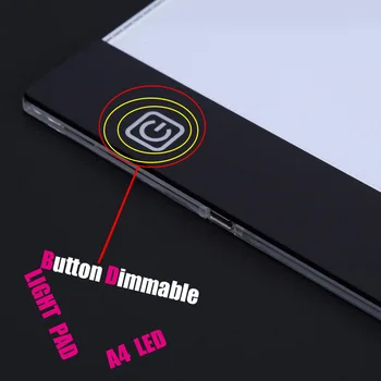 Ultrathin 3.5 mm dimmab LED Gaismas Pad Tablet ES/AU/US/USB Spraudni Dimanta Izšūšanas darbi ar Dimanta Krāsošanas Piederumi Cross Stitch rīks