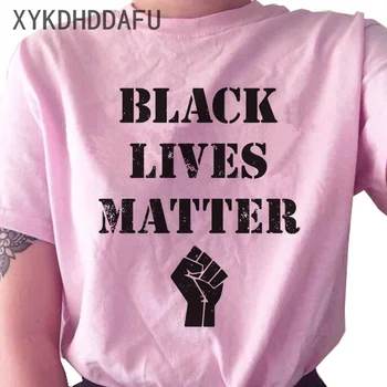 Ulzzang Black Dzīvo Jautājumu T-krekls Grafiskais T Krekls ar Īsām Piedurknēm Smieklīgi Mīksto Tshirt Sieviešu Top Tees Hip Hop Sieviešu Apģērbu Kawaii
