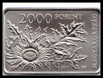 Ungārija, 2000 Forinti Nacionālā Parka Monētas Eiropā Jaunu Oriģinālu Monētu Unc Piemiņas Izdevums Reāla Reti Es