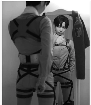 Uzbrukums Titan Shingeki nav Kyojin Renov Korpuss Četrpunktu drošības josta hookshot Kostīmu Regulējams Jostas cosplay jostas bezmaksas piegāde
