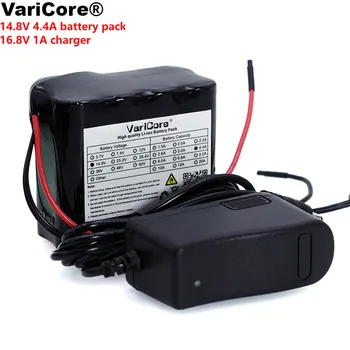 VariCore 14.8 V 4400mAh 18650 li-iom akumulatoru nakts zvejas lampa, sildītājs kalnraču lampas pastiprinātājs akumulatoru ar BMS+16.8 V Lādētājs