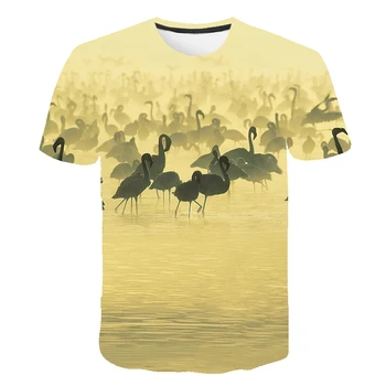 Vasaras T krekls Vīriešiem Streetwear Apaļu Kakla Īsām Piedurknēm t-veida Topi, Funny Dzīvnieku Vīriešu Apģērbu Gadījuma Wolf 3D Drukas Tshirt