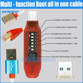 Visi Boot Kabeli (VIEGLI MAIŅU), Micro USB, RJ45 Viss Vienā Daudzfunkciju Boot Kabeļu edl kabelis