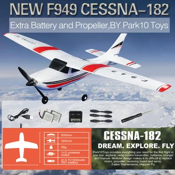 WLtoys F949 2.4 G 3Ch RC Lidmašīnas Fiksēto Spārnu Lidmašīnu Āra rotaļlietas Dūkoņa RTF pārbaudīt versiju, Digitālo servo dzenskrūves, spēcīgu pakete