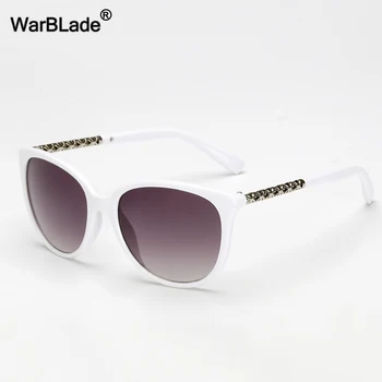 WarBLade Luksusa Cat Eye Saulesbrilles Sieviešu Vintage Zīmolu, Dizainu, Saules Brilles Dāmām Toņos Aizsargbrilles Eyewears UV400 Gafas De Sol