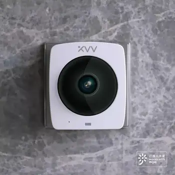 XIAOMI Mijia XiaoVV Smart Panorāmas IP Kamera HD 1080P 360° Panorāmas AI Humanoīdu Atklāšanas Nakts versija darbs mi mājās app