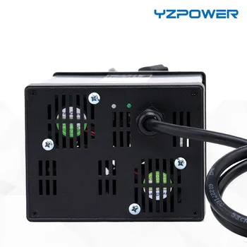 YZPOWER 24S 87.6 V 8.A 7.A 6.A 5.A Ātrāk Lifepo4 Baterijas Lādētāju 72V Ebike Akumulatoru ar 4 Dzesēšanas Ventilators