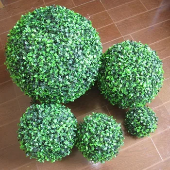 Zaļā Zāle Bumbu Plastmasas Augu Ornaments Partijas Apdare Dārza Dekori Kāzu Dekorēšana Mākslīgie Ziedi