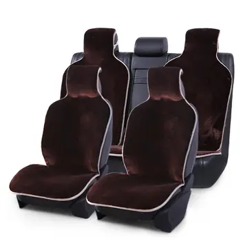 Ziemas Automašīnas Sēdekli Sedz Pilnu Automašīnas Seat Cover Universal Fit Interjera Aksesuāri Aizsargs 7 Krāsas, Pelēks Auto-Stils