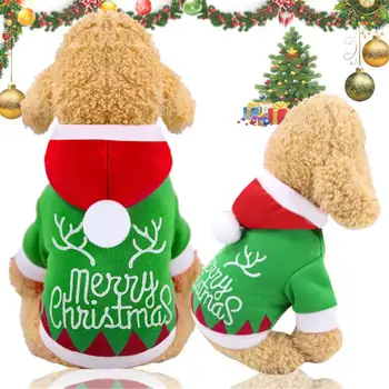 Ziemassvētku Suņu Apģērbu Winte Kažoku, Apģērbu Santa Kostīms Pet Suns, Ziemassvētku Drēbes Gudrs Kucēns Apģērbs Suņu XS-XXL