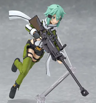 Zobens Mākslas Online II Anime Attēls Asada shino Sinon Rīcības Attēls Spēle Gun Gale Online GGO PVC Modelis Kolekcijas Rotaļlietas