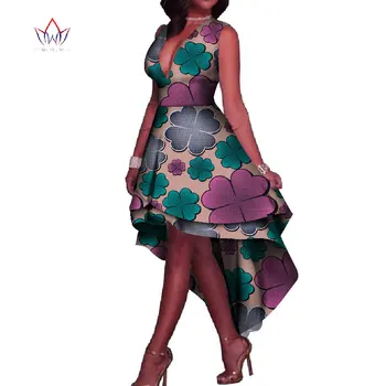 Āfrikas Kleitas Sievietēm V-veida Kakla Sexy Sievietes Puse Kleitas Maxi Kleita Dashiki Plus Lieluma Sieviešu Apģērbu 6XL BRW WY1986