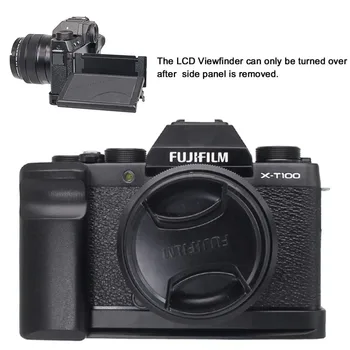 Ātri Atbrīvot L Plāksnes Turētājs Roktura Statīva Turētājs, Fujifilm Fuji X-T100 XT100 Kameru Benro Arca Swiss Statīva Galva