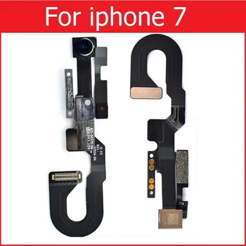 Īstu jaunu Mazo Saskaras Kamera iPhone 7 7 Plus Priekšējā Kamera ar Tuvošanās Gaismas Sensors & Mikrofons Flex Kabelis Nomaiņa