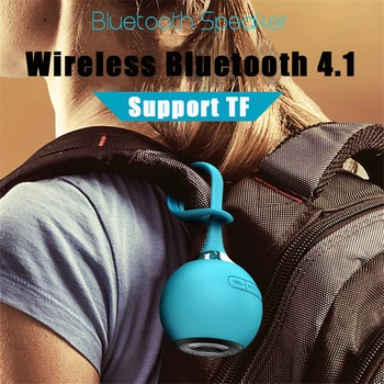 Ūdensizturīgs Bluetooth Skaļruni, Mini Dušas Silīcija Stereo Skaļruņi Portatīvo Āra Sporta Triecienizturīgs Subwoofer Atbalsts TF Karti
