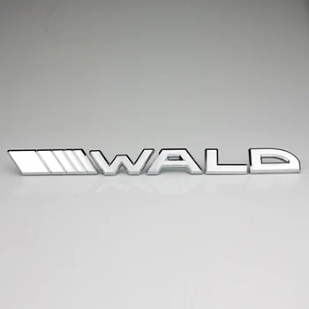 1 GAB. jaunu 3D chrome WALD žetons BLACK BISON emblēmu Ierobežot bison modificēta aizmugurējā auto uzlīmes Auto Stils augstākās kvalitātes