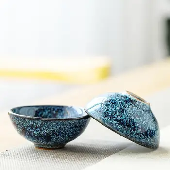 1 Gab. Ķīniešu Keramikas Tējas Tase Ledus Krekinga Glazūru Kausa Kung Fu Teaset Mazo Porcelāna Tējas Bļodā Teacup Tējas Piederumi Drinkware