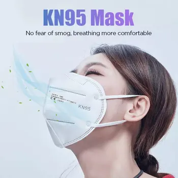 100 Gabali CE FFP2 Maskas 5 Slāņi KN95 Respiratoru anti-miglas Filtrācijas Mutes Maskas Drošības Respiratora Aizsardzības Masku Sejas