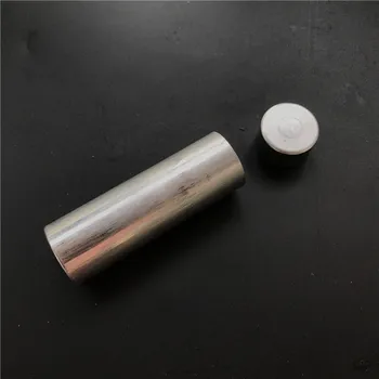 100GAB Diametrs 25,5 mm Zobu Lab Alumīnija Kasetne Ar Lūpu Elastīgu Akrila Protēžu Injicēt Akrila Darbu