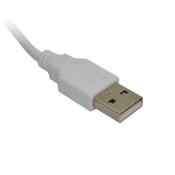 100GAB Vairumtirdzniecības Jauni Augstas Kvalitātes Balts USB Lādētāju, Datu Enerģijas Uzlādes Kabelis priekš Nintendo Wii U GamePad Kontrolieri