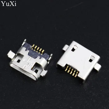 100gab Mini Micro USB Uzlādes Port Savienotājs Ligzda Strāvas Ligzda Blackview BV5000 Par Doogee T5 lite USB Ligzdu