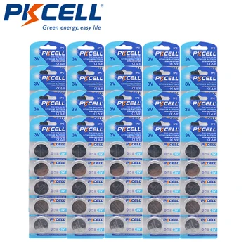 100pcs/20card PKCELL CR2320 Litija Akumulators LiMnO2 Skatīties Poga Šūnu automobiļu atslēgu Augstas Veiktspējas Pogu Akumulatora monēta šūnu 13Ah