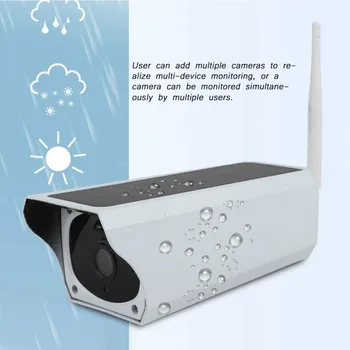 1080P Saules Powered WiFi IP Kamera 2MP, Bezvadu Drošības Uzraudzības Ūdensizturīgs Āra Akumulatora Uzlādes Fotokamera PIR Bullet tehniskā apskate