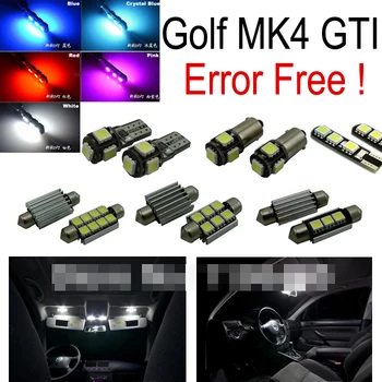 14 X bez Kļūdām VW GOLF MK4 4 Jetta GTI LED Interjera Kartes dome gaismas Komplektu iepakojumā (1999. - 2005. gads)